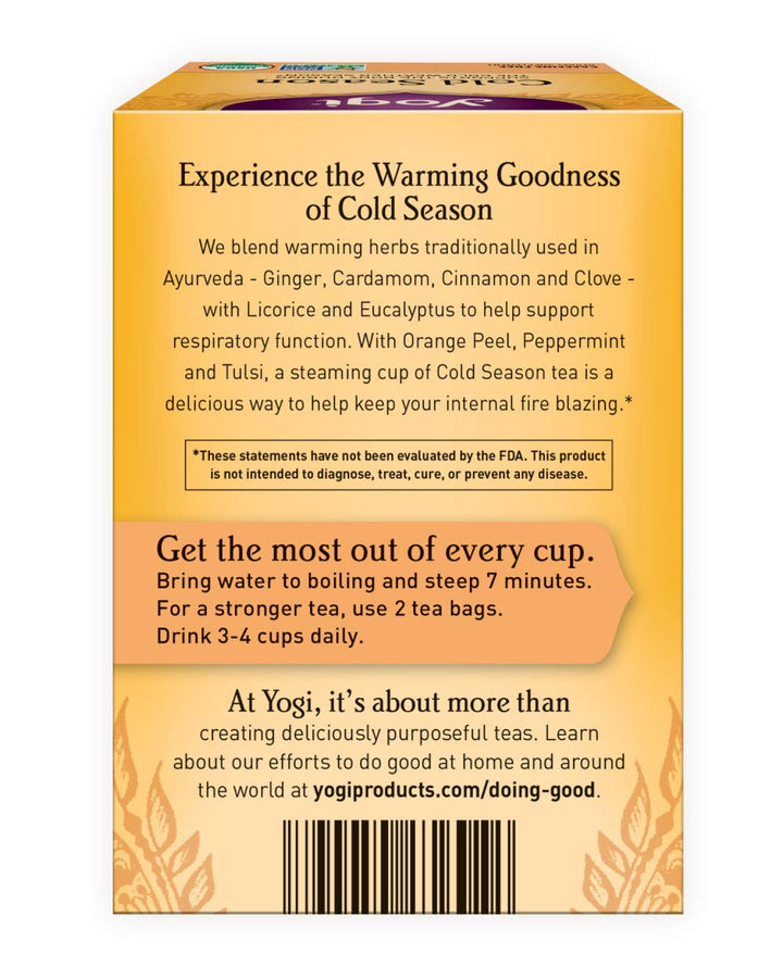 Yogi Tea Cold Season, 16 Count