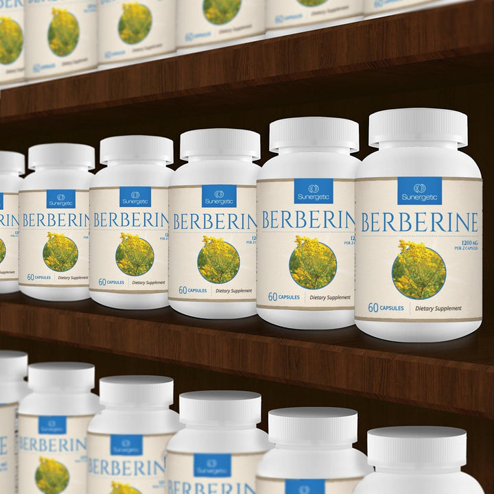 Sunergetic Berberine HCI, 1,200 mg, 60 Count
