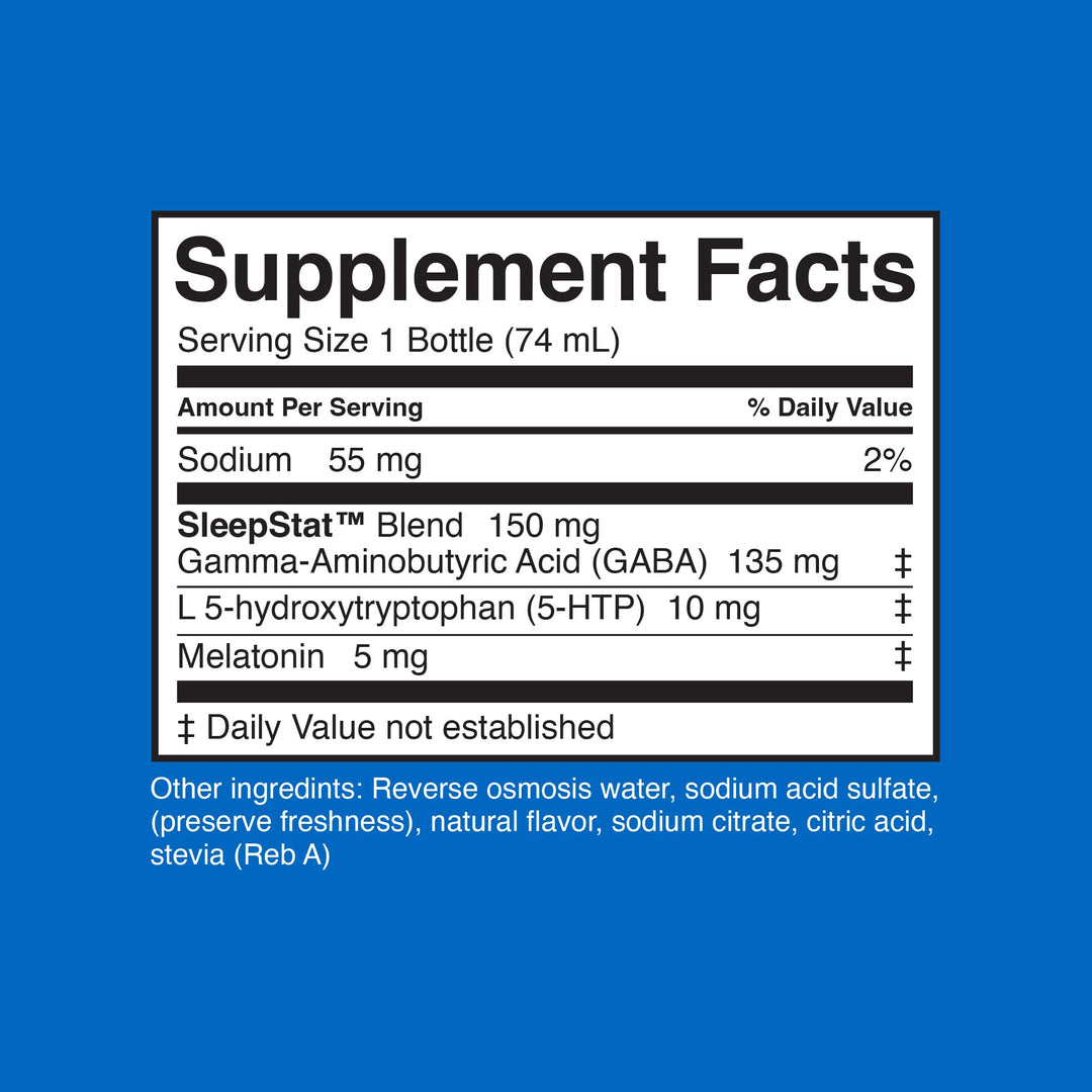 Dream Water Sleep Aid Supplement Drink, Nighttime Nectar, 2.5 fl oz, 24 Count
