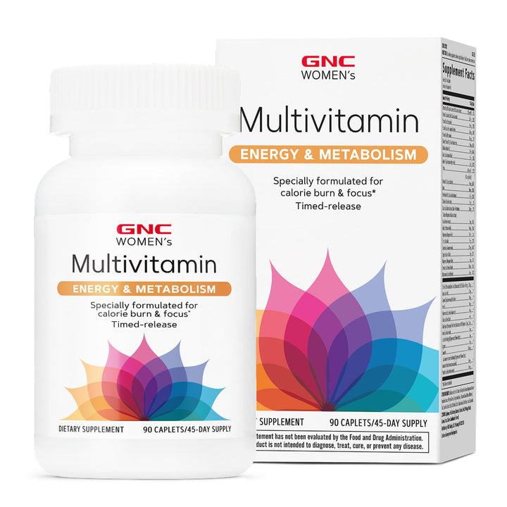 GNC Women's Ultra Mega Energy and Metabolism Multivitamin, 90 Count