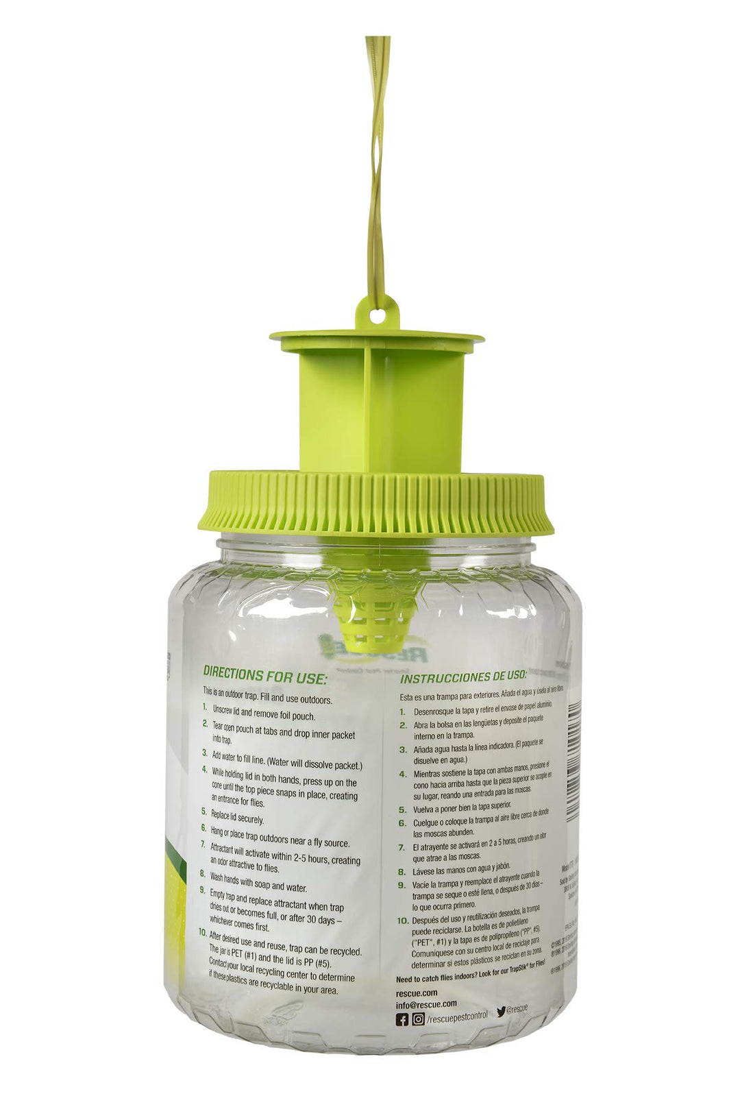 RESCUE! Outdoor Fly Trap, Reusable