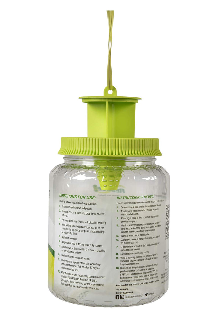 RESCUE! Outdoor Fly Trap, Reusable