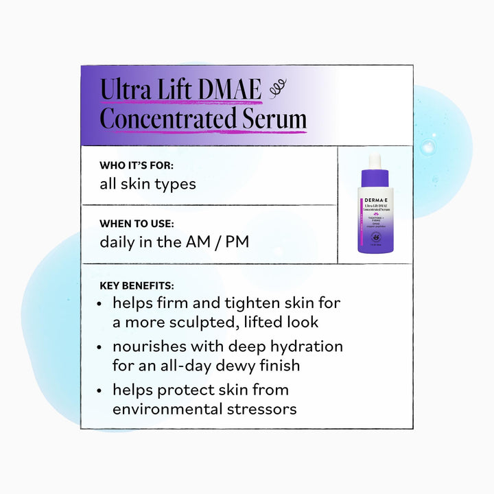 Derma E Ultra Lift DMAE Concentrated Serum, 1 fl oz