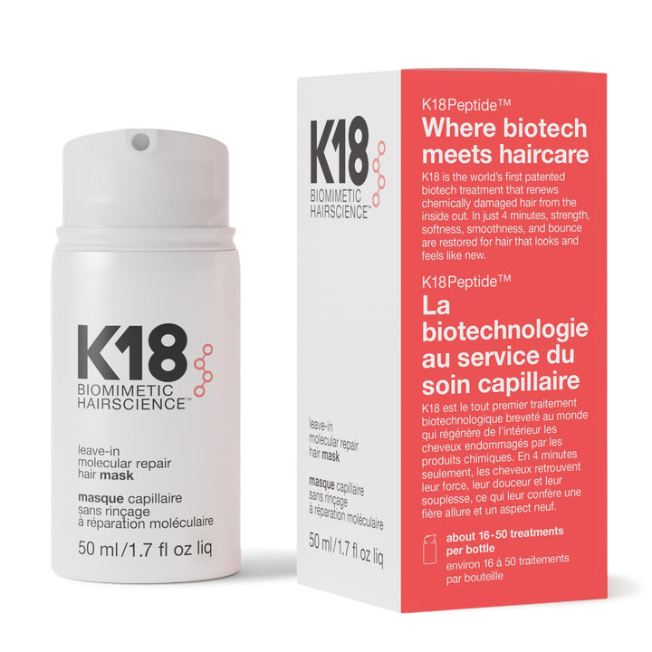 K18 Leave-In Molecular Repair Hair Mask, 50 ml