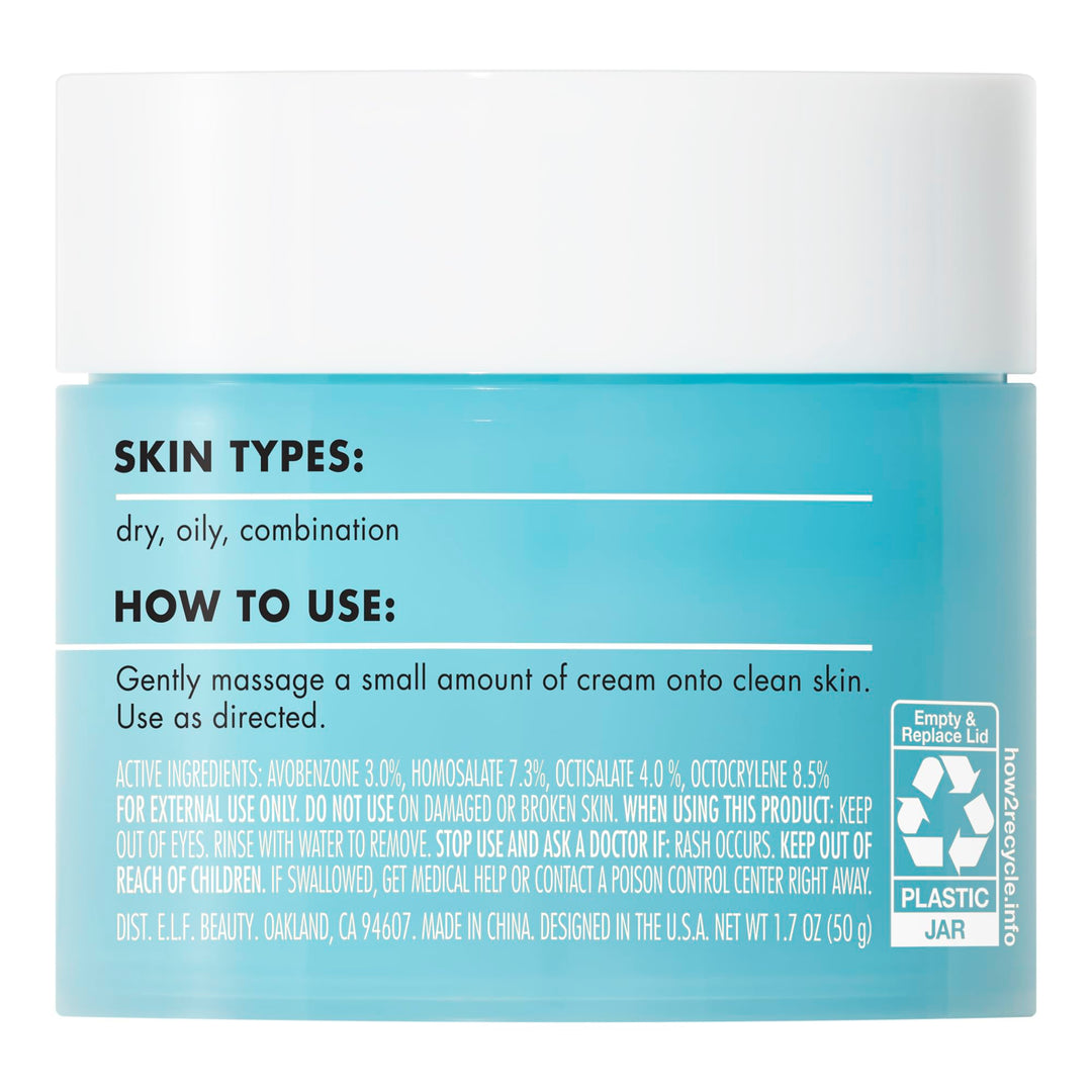 e.l.f. Holy Hydration Face Cream, SPF 30, 1.7 oz
