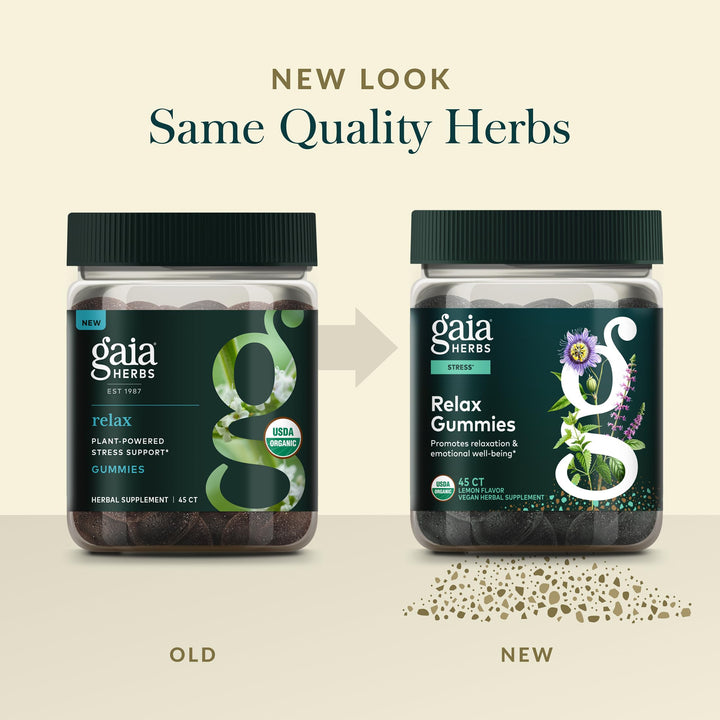 Gaia Herbs Relax Gummies, 45 Count