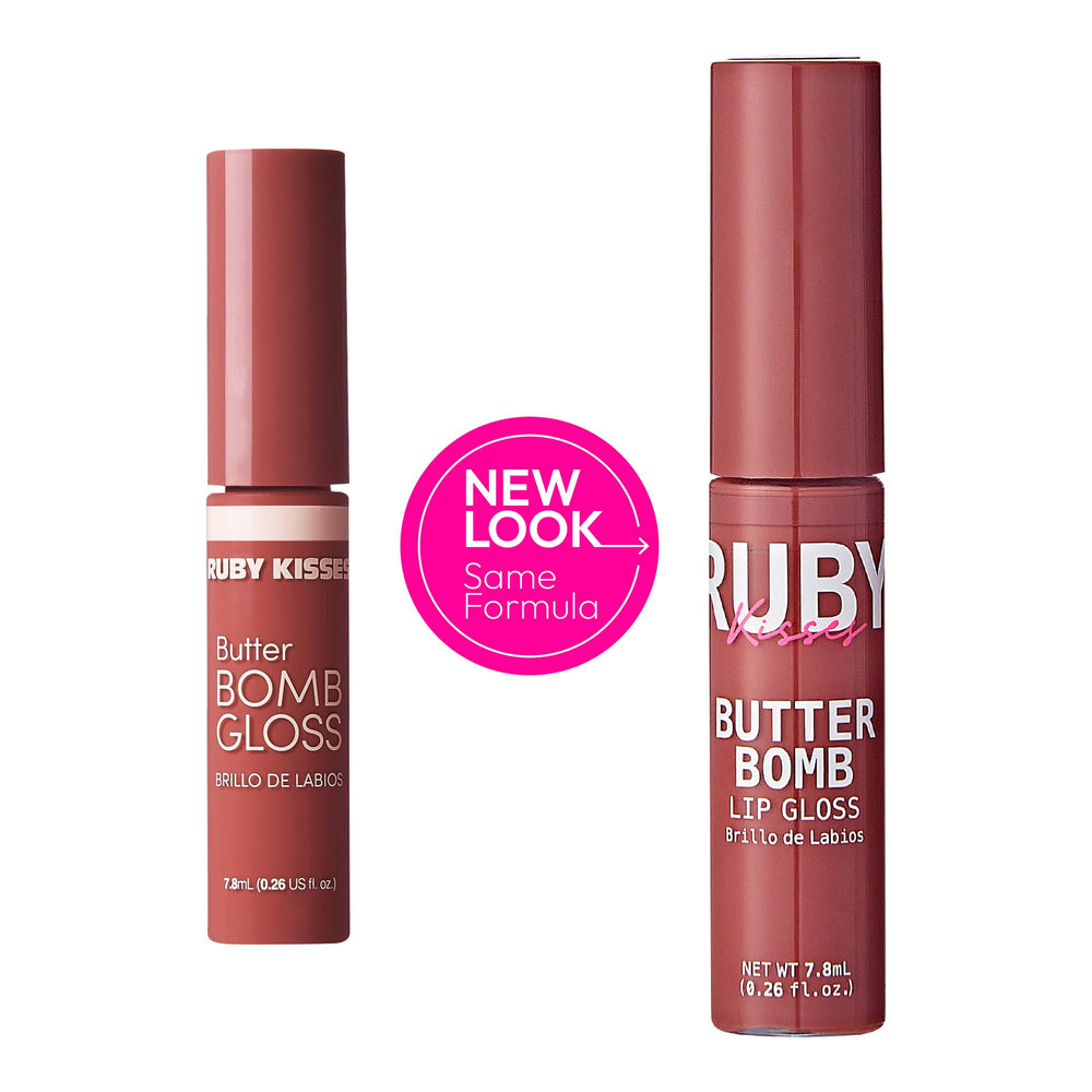 Ruby Kisses Butter Bomb Gloss Lip Gloss, Blind Date, 7.8 ml