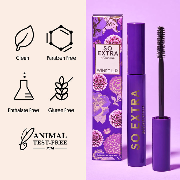 Winky Lux So Extra Velvet Plush Mascara, 0.27 fl oz