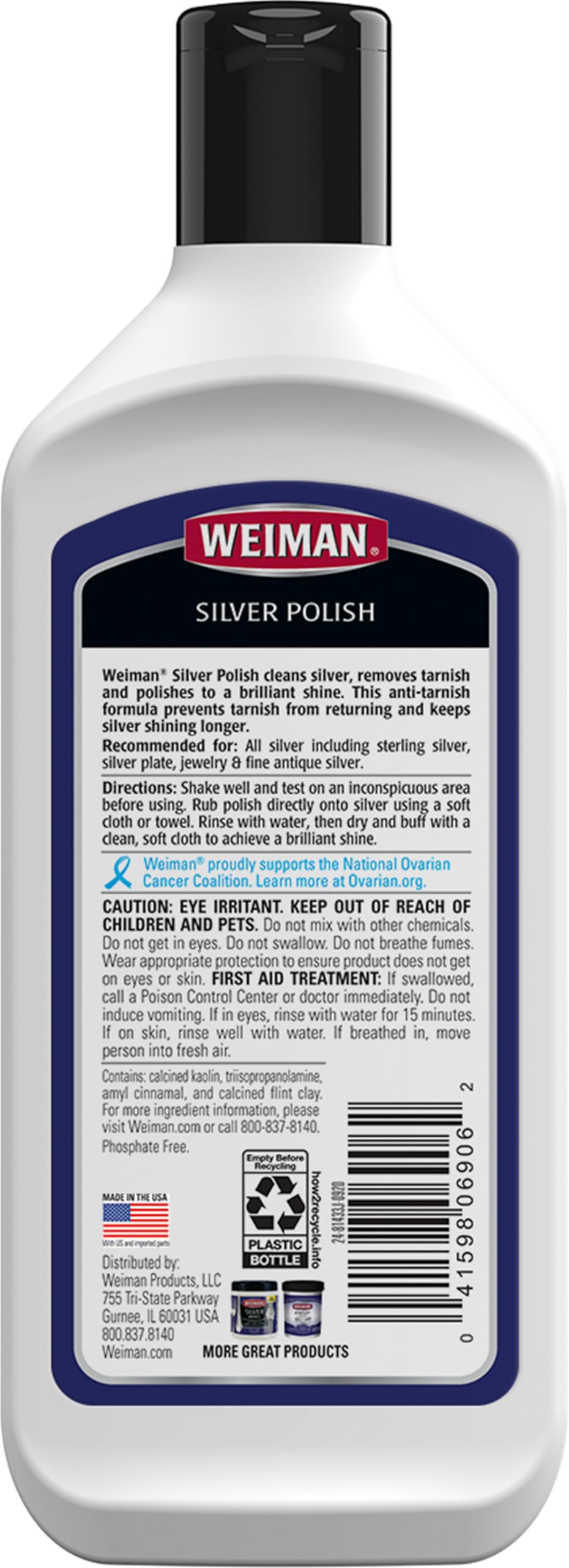 Weiman Silver Cream Cleaner, 8 fl oz