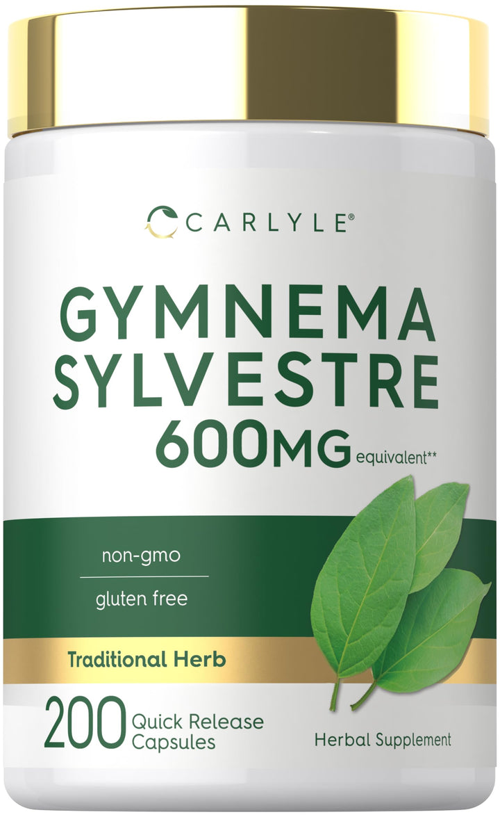 Carlyle Gymnema Sylvestre Capsules, 600 mg, 200 Count