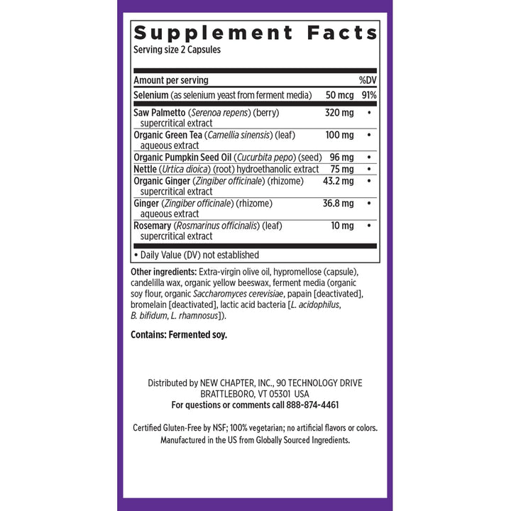 New Chapter Prostate 5LX Prostate Supplement, 180 Count