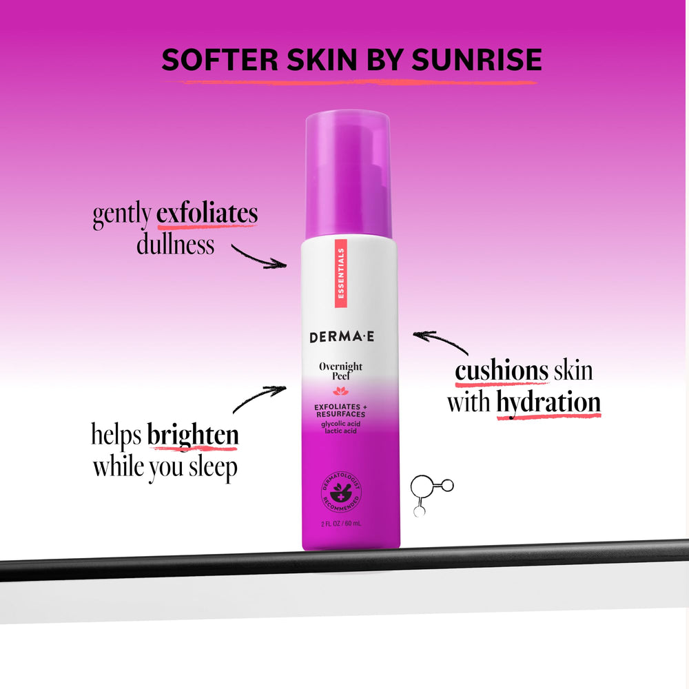 Derma E 5% AHA Overnight Peel, 60 ml, 2 oz