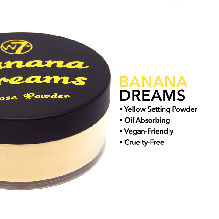W7 Banana Dreams Loose Powder, 12 g