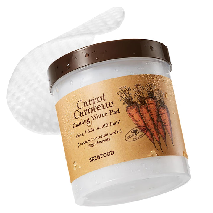 SKIN FOOD since 1957 Carrot Carotene Toner Pads, 60 Count
