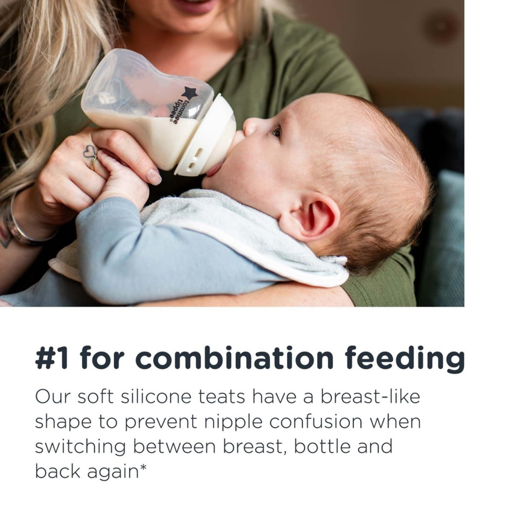 Tommee Tippee Natural Start Baby Bottle, 3 Count, 150 ml