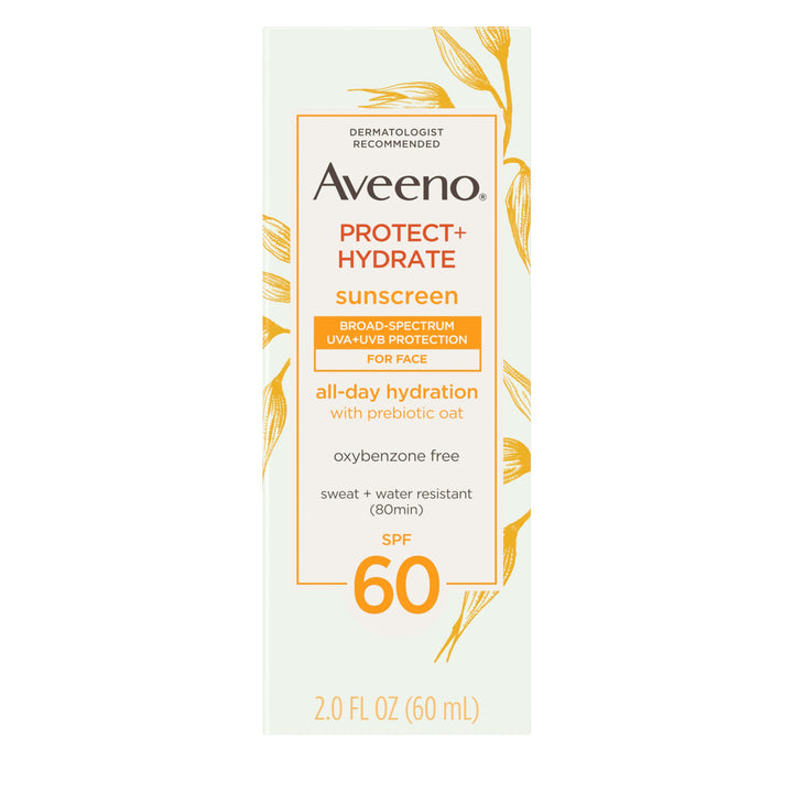 Aveeno Protect & Hydrate Moisturizing Face Sunscreen Lotion, SPF 60