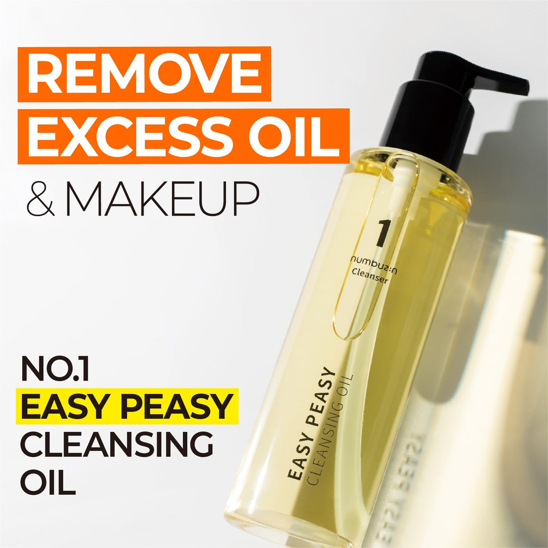 numbuzin No.1 Easy Peasy Cleansing Oil, 6.76 fl oz