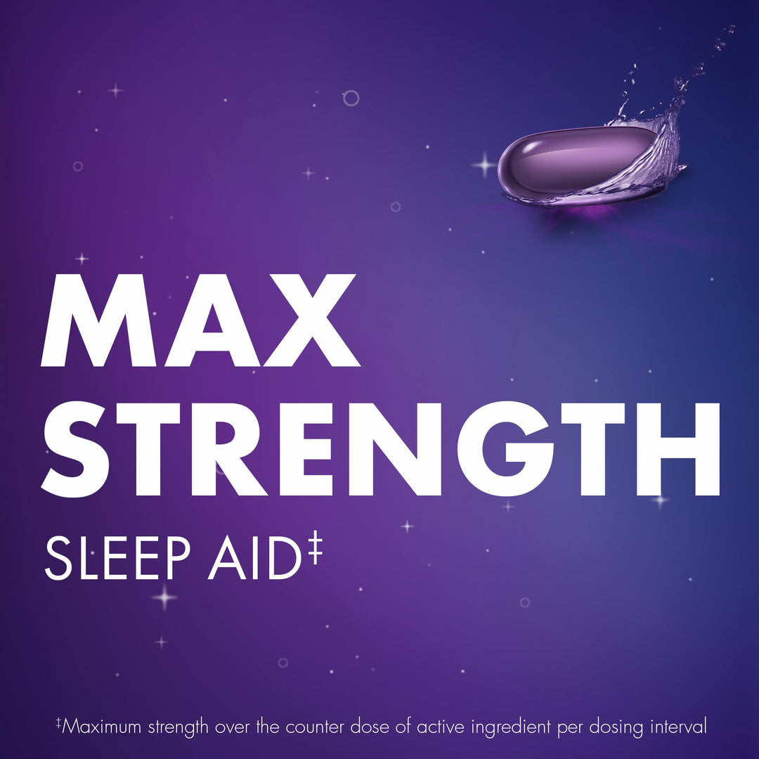 ZzzQuil Nighttime Sleep Aid Liquicaps, 25 mg, 48 Count