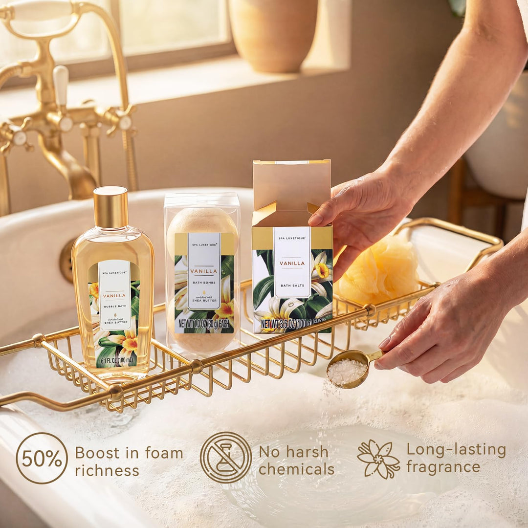 Spa Luxetique Bath Set, 8 Count