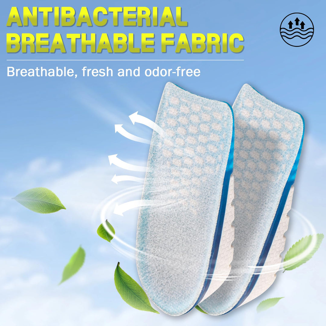 Ailaka Gel Height Increase Insoles, 1 Pair