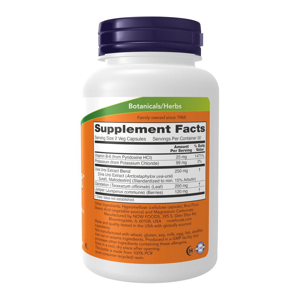 NOW Water Out Herbal Supplement, 100 Count