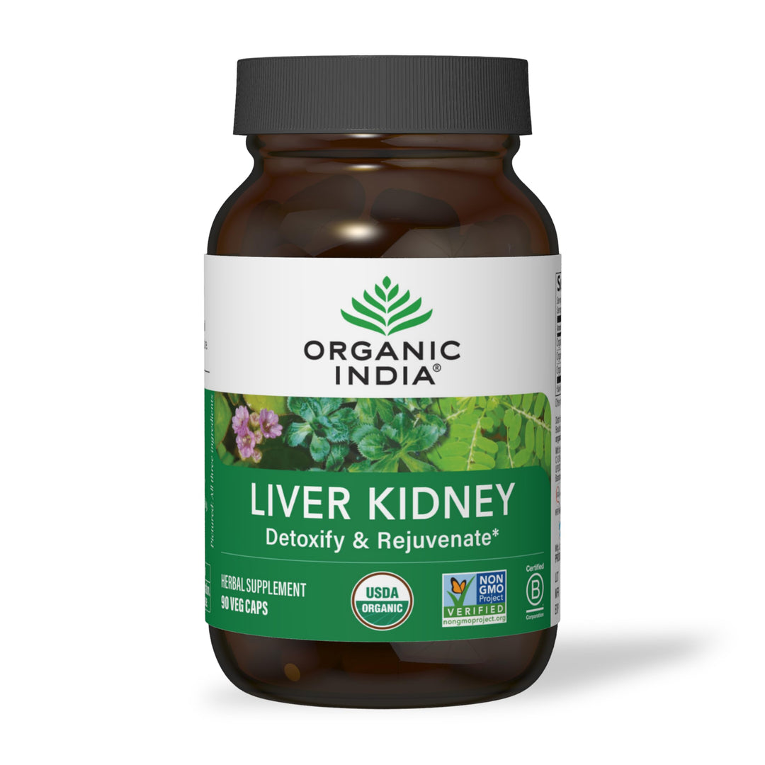 Organic India Liver Kidney Herbal Supplement, 90 Count