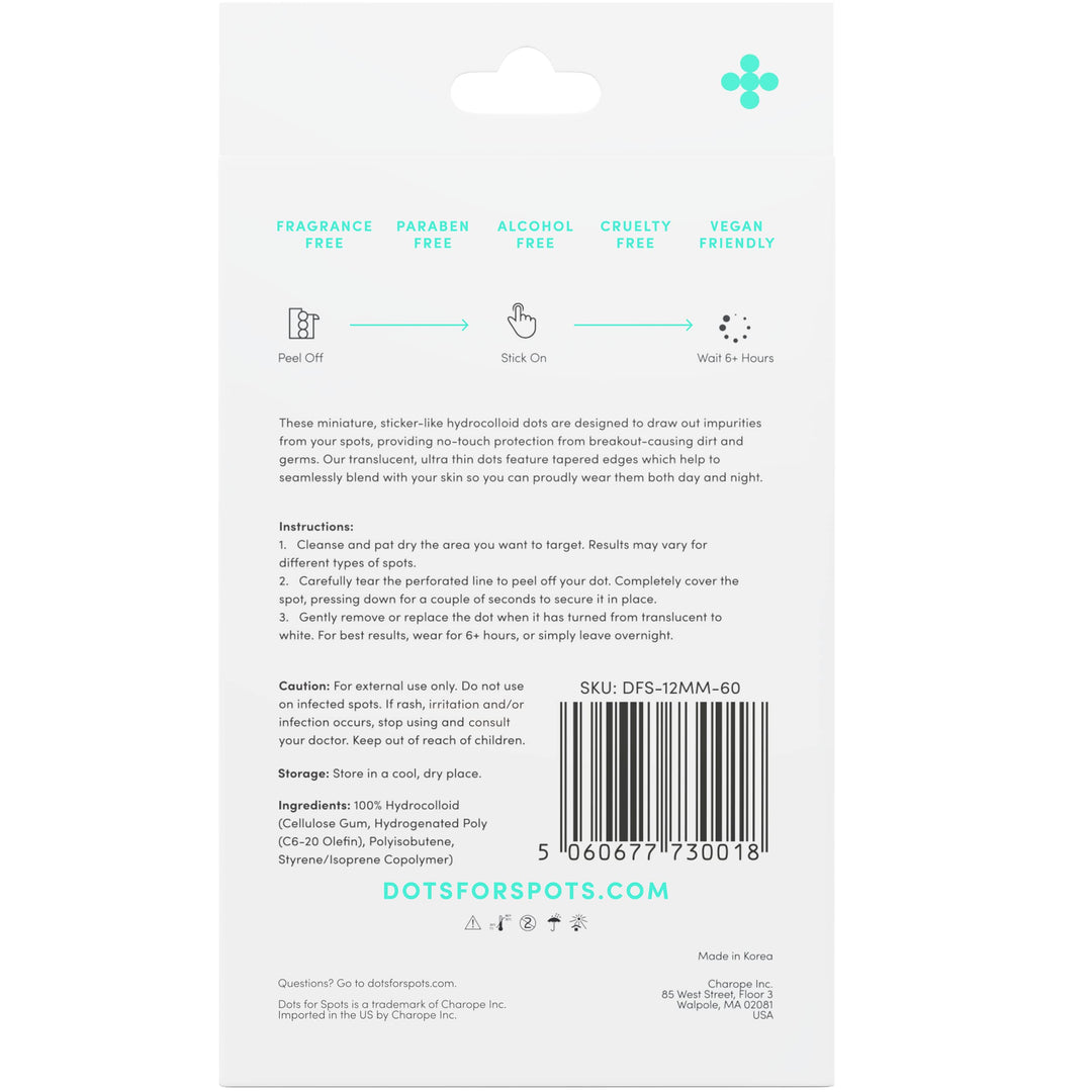 Dots for Spots Pimple Patches, Translucent, 60 Count