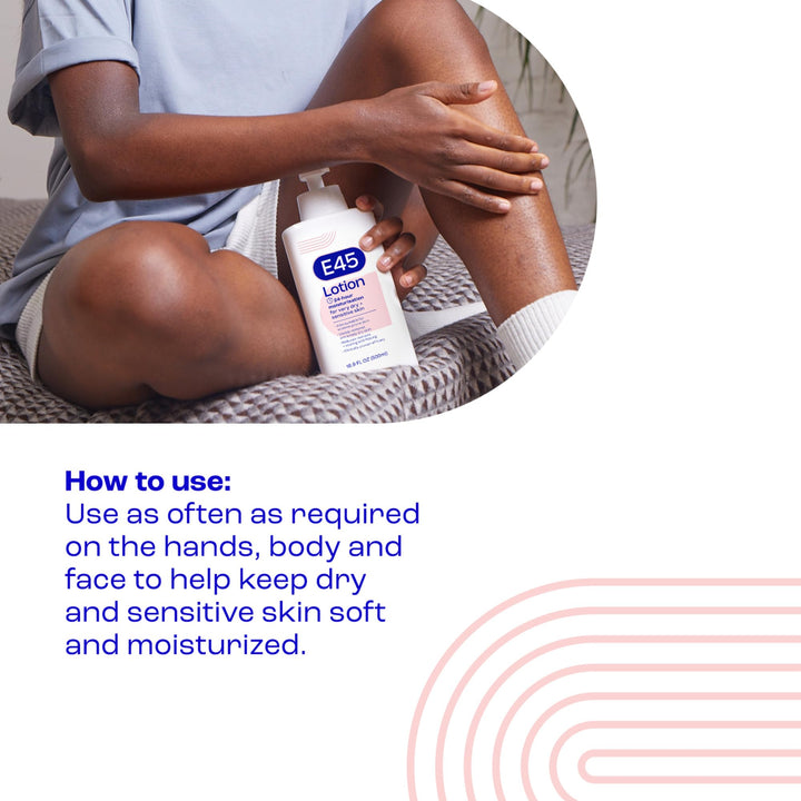 E45 Dermatological Moisturising Body Lotion, 500 ml