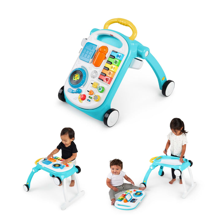 Baby Einstein Musical Mix N Roll 4 In 1 Push Walker, Activity Center, DJ Station