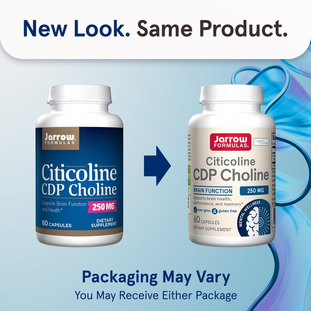 Jarrow Formulas Citicoline CDP, 250 mg, 60 Count