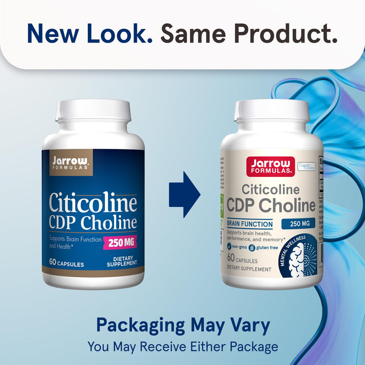 Jarrow Formulas Citicoline CDP, 250 mg, 60 Count