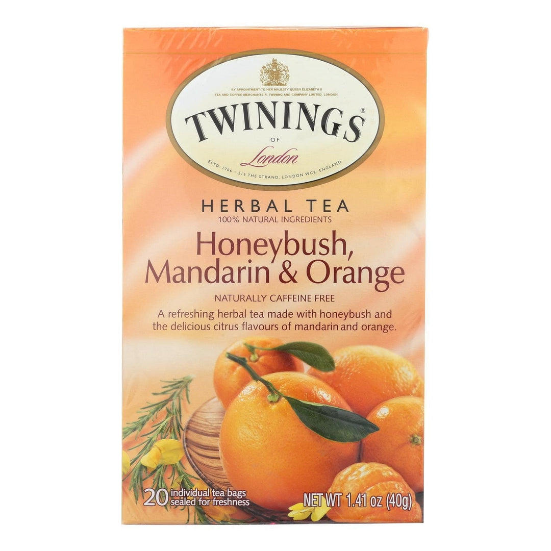 Twinings Herbal Unwind African Honeybush Mandarin and Orange Tea, 120 Count