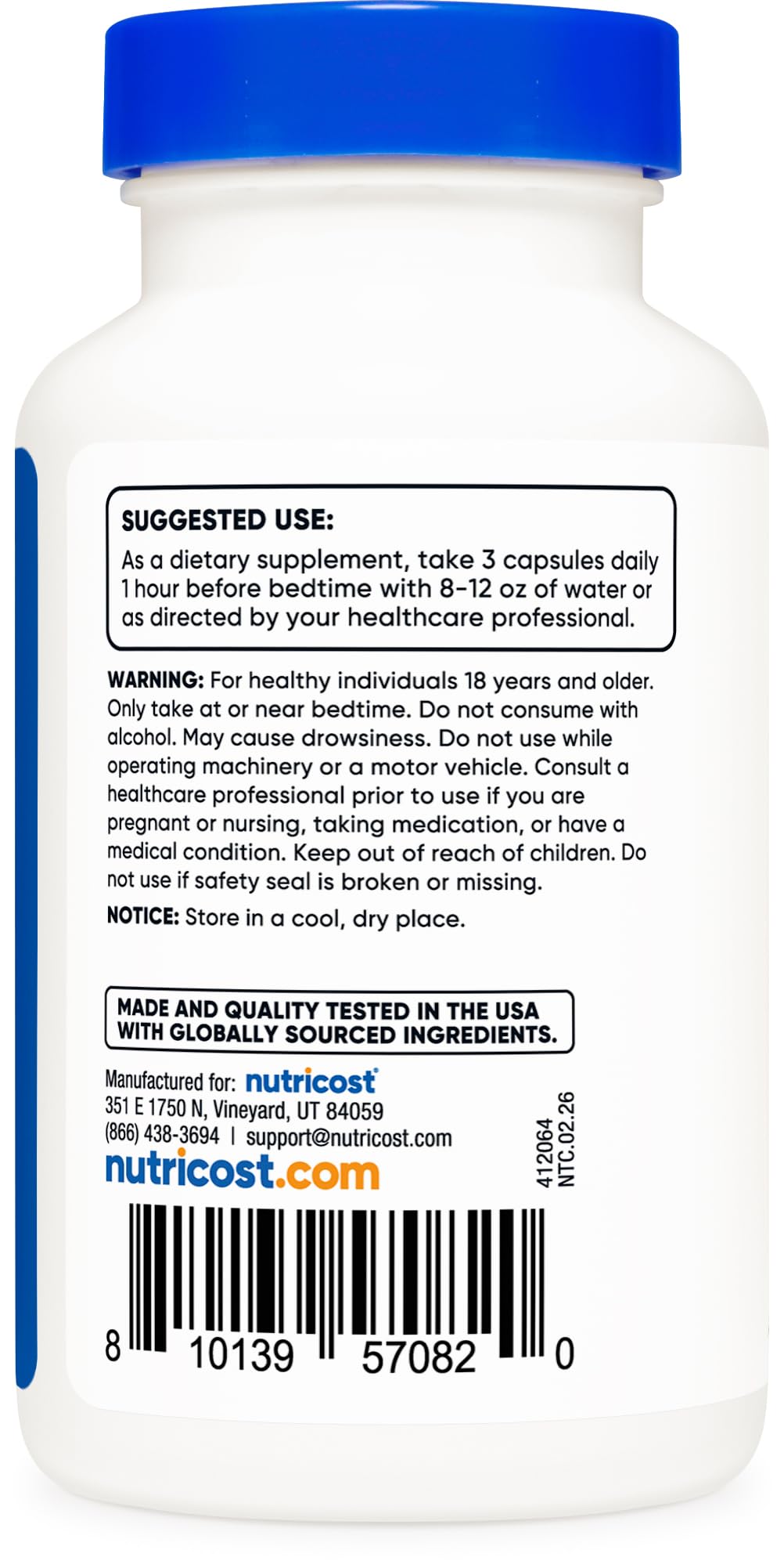 Nutricost Sleep Aid Complex, 90 Count