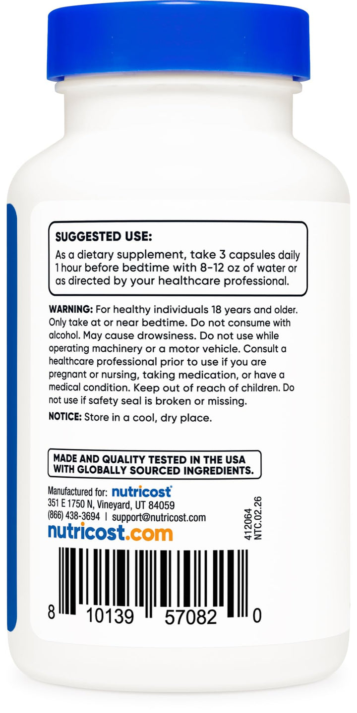 Nutricost Sleep Aid Complex, 90 Count