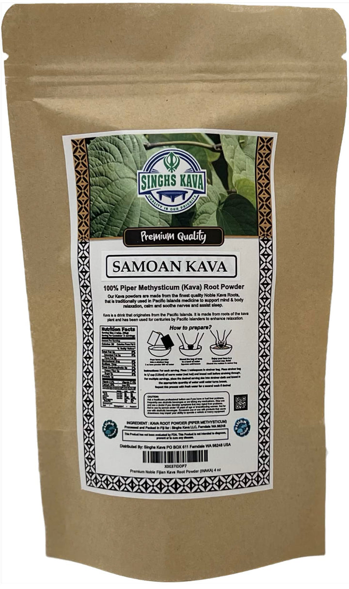 SINGHS Noble Kava Root, Papua New Guinea, 4 oz