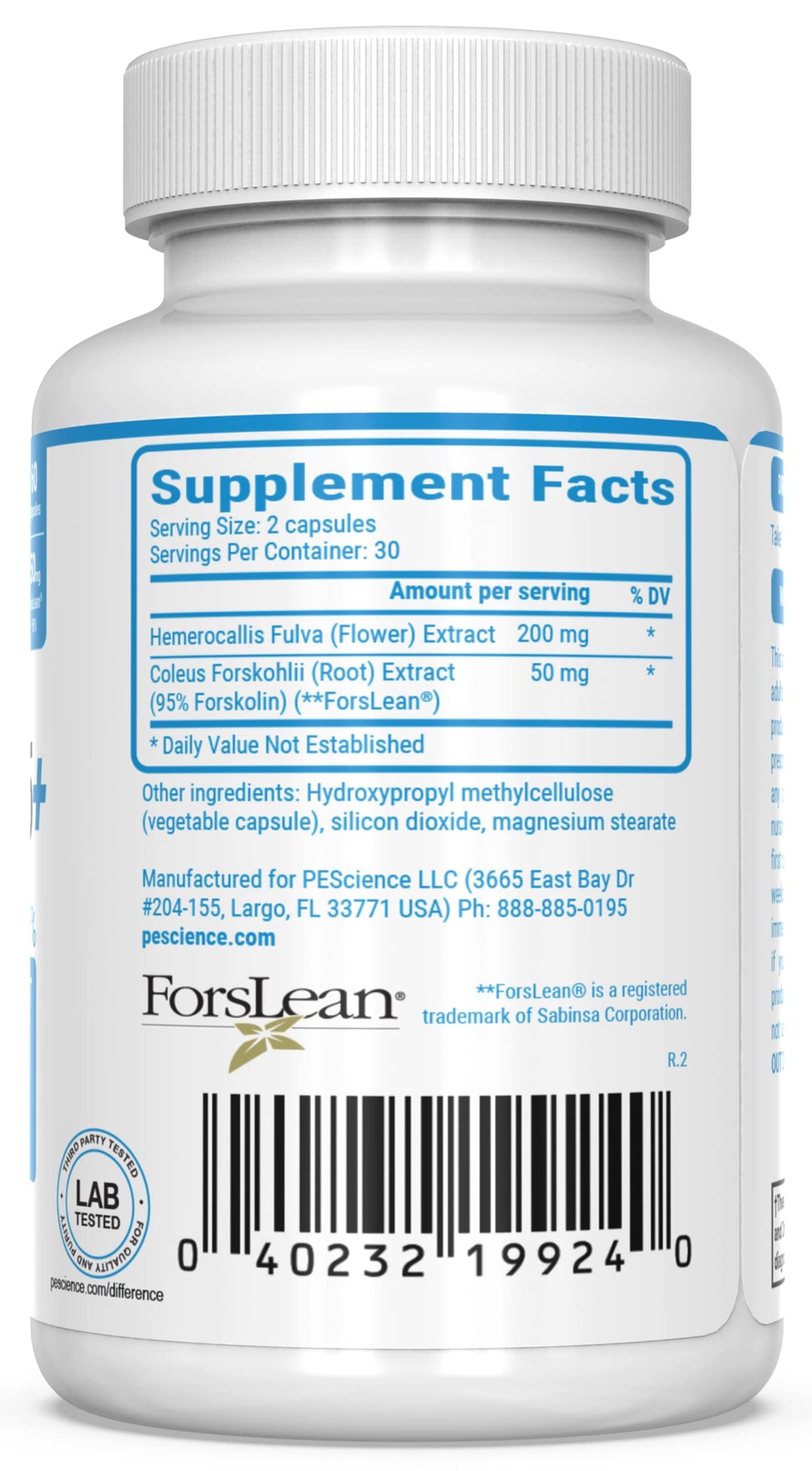PEScience ForsLean, 95 Percent, 60 Count