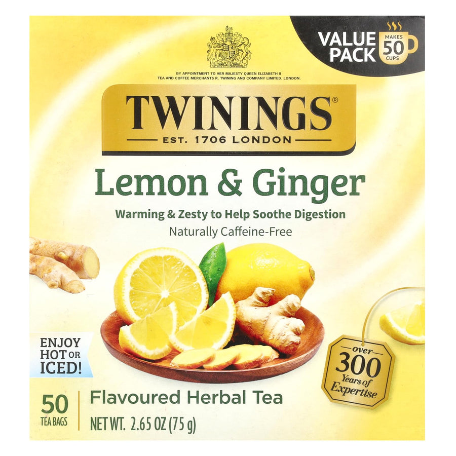 Twinings Herbal Tea, Lemon Ginger