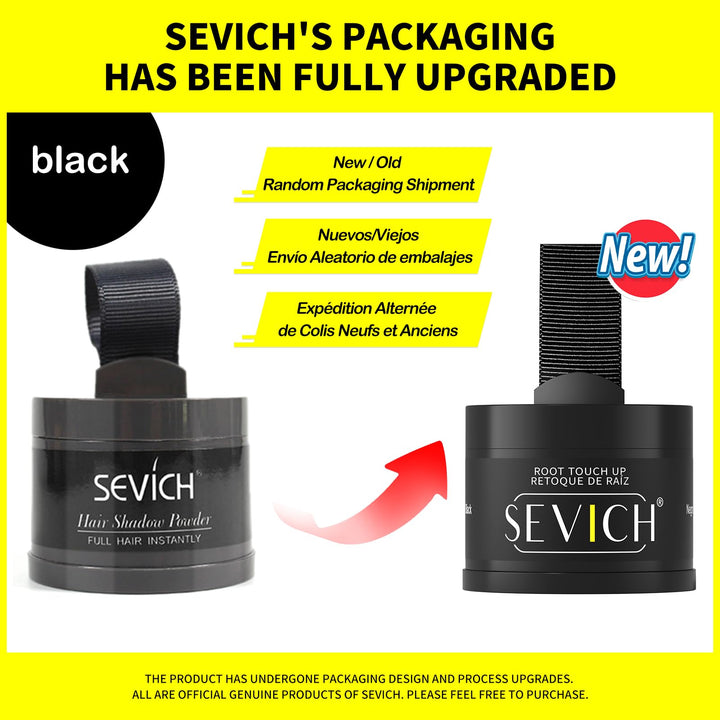 SEVICH Hair Line Powder, Black, 4 g