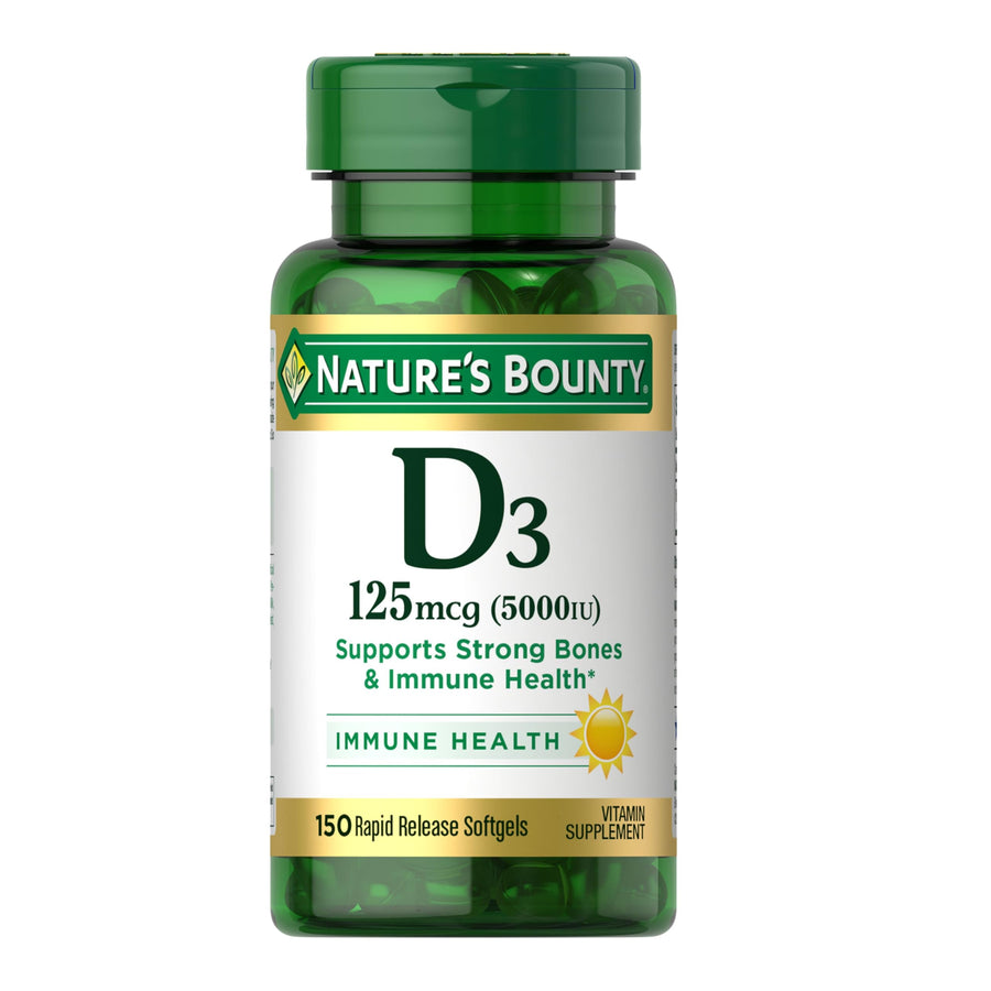 Nature's Bounty Vitamin D3 Dietary Supplement, 150 Count
