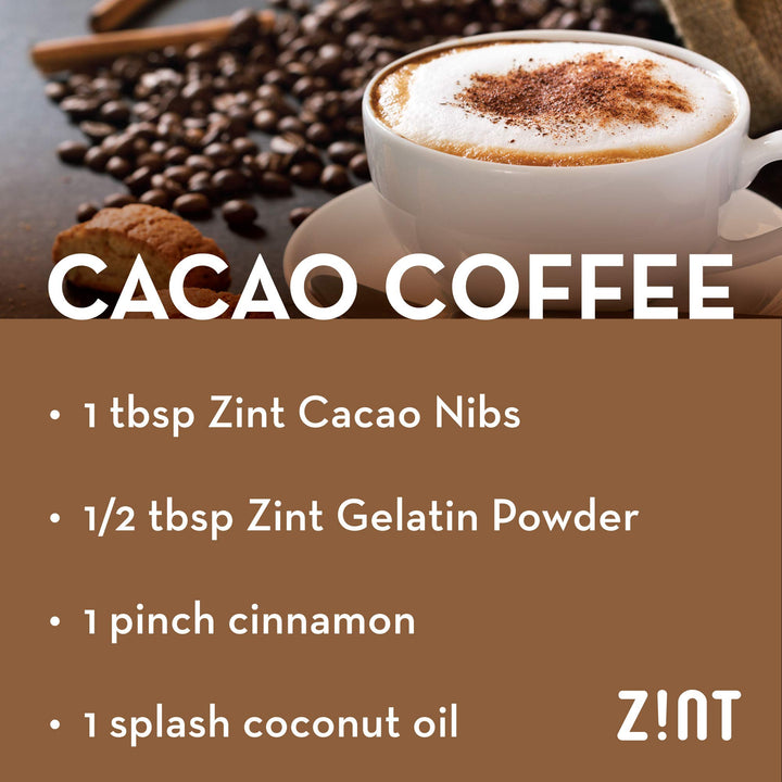 Zint Raw Organic Cacao Nibs, 8 oz