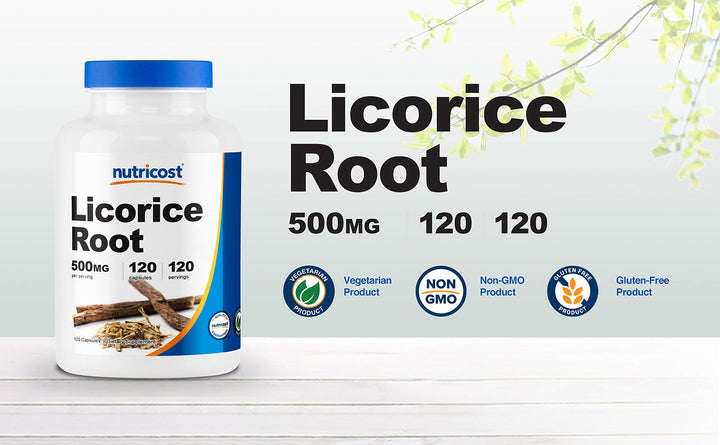 Nutricost Licorice Root, 500 mg, 120 Count