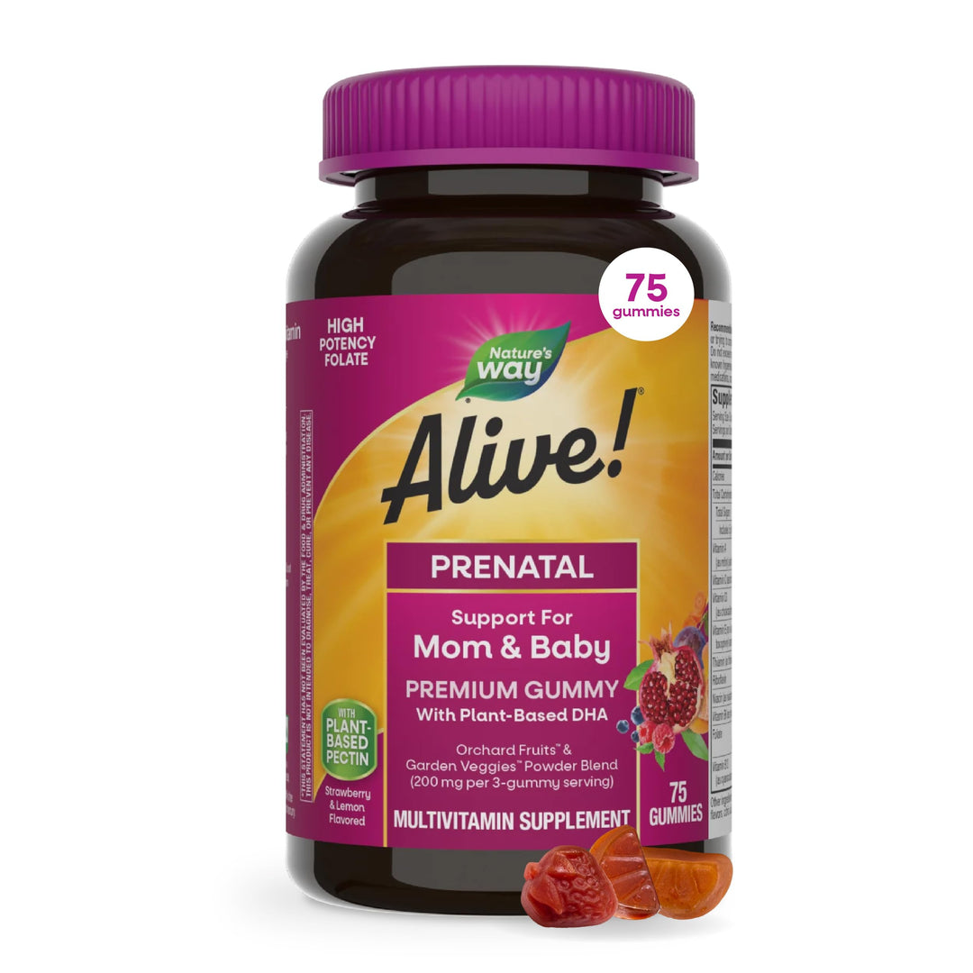 Nature's Way Alive Prenatal Gummy, 75 Count