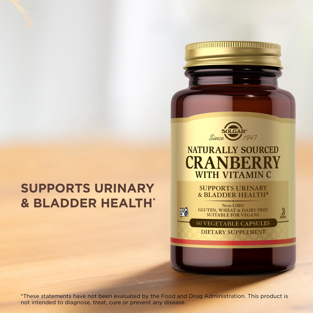 Solgar Cranberry with Vitamin C, 60 Count