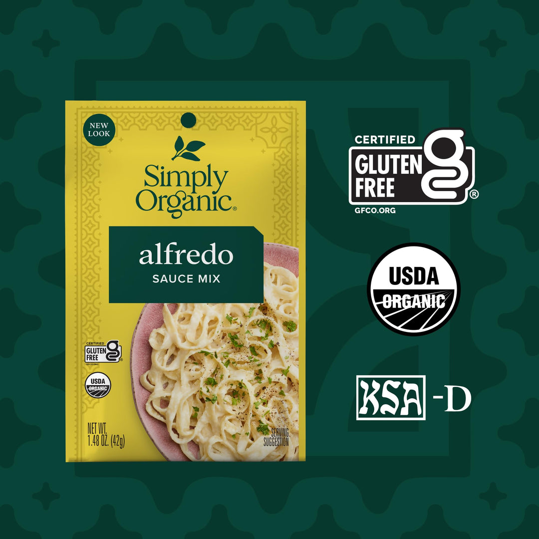 Simply Organic Alfredo Sauce Mix, 1.48 oz