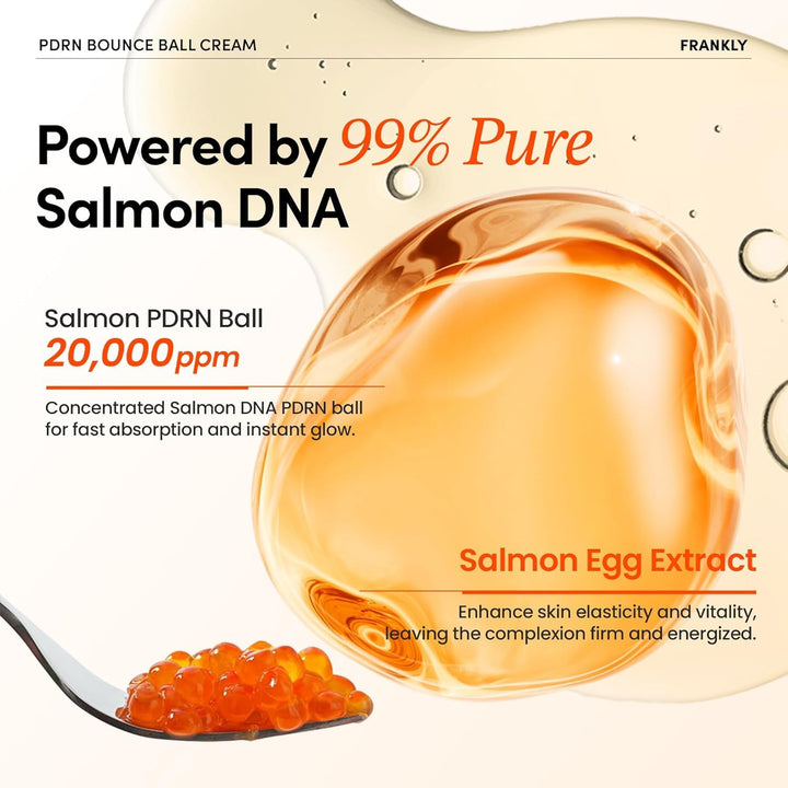 FRANKLY Salmon PDRN Bounce Ball Cream, 1.69 fl oz