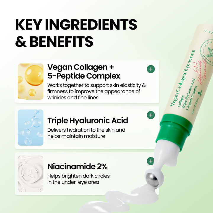 AXIS-Y Vegan Collagen Eye Serum, 0.33 fl oz