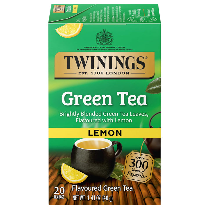 Twinings Lemon Green Tea, 20 Count
