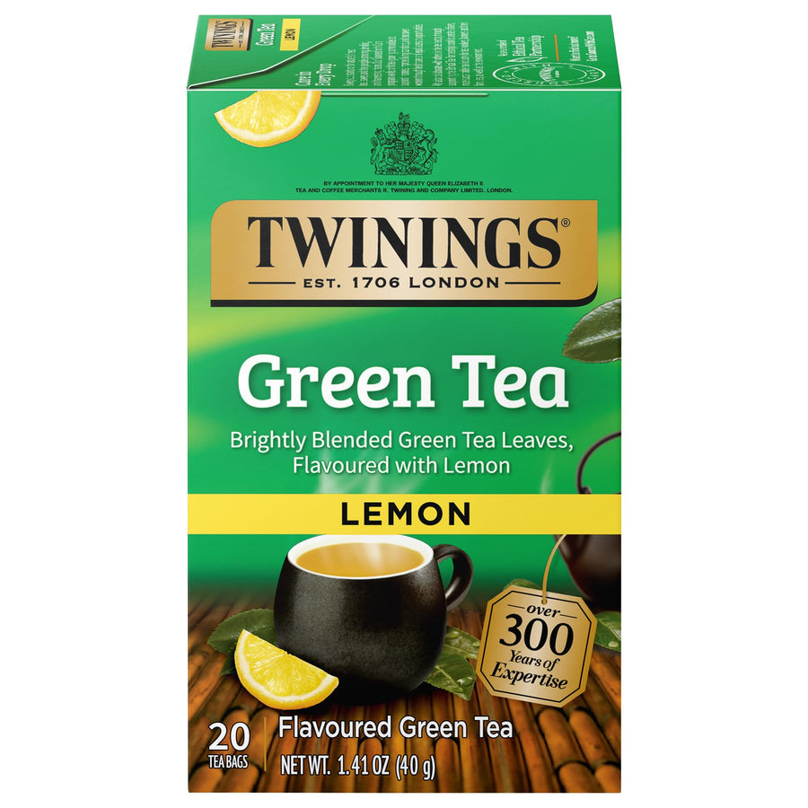 Twinings Lemon Green Tea, 20 Count