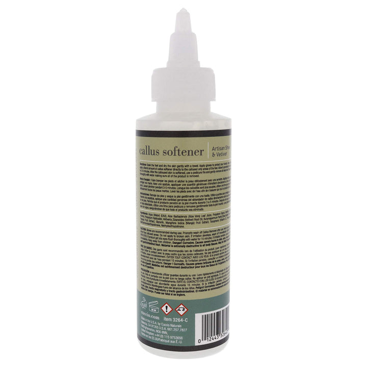 Cuccio Pedi Callus Softener, Shea and Vetiver, 4 oz