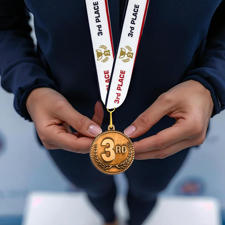 All Quality Award Medals, Gold Silver Bronze, 3 Count